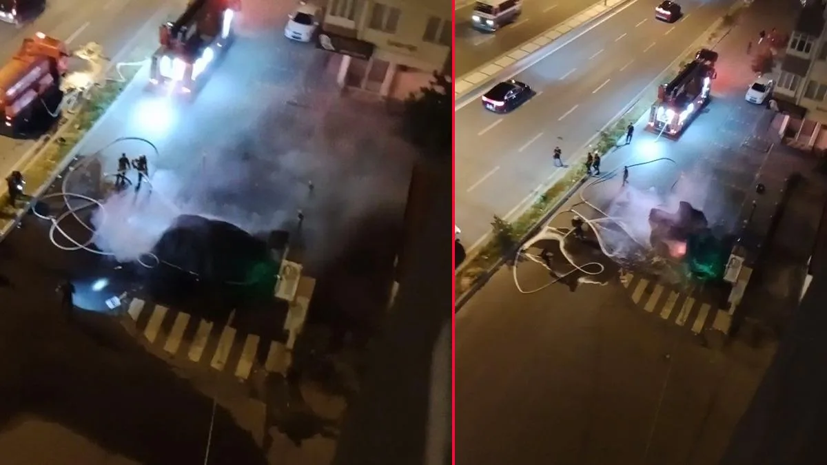 Şarjda Patlayan Elektrikli Araç Korkuttu!