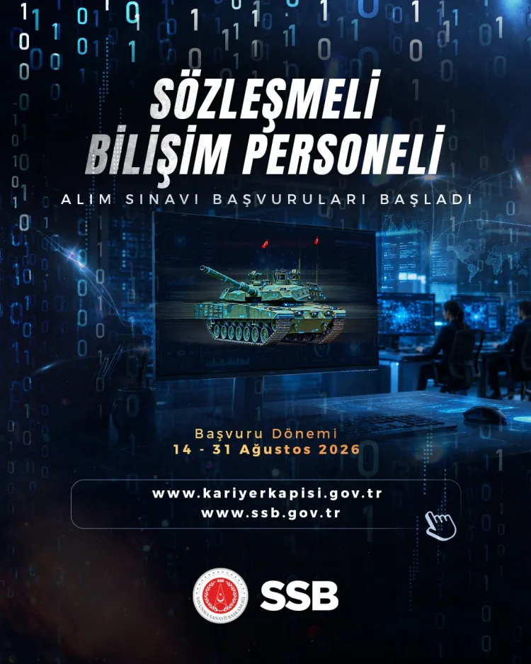 Savunma Sanayi’nde 13 Bilişim Pozisyonu Alımı!