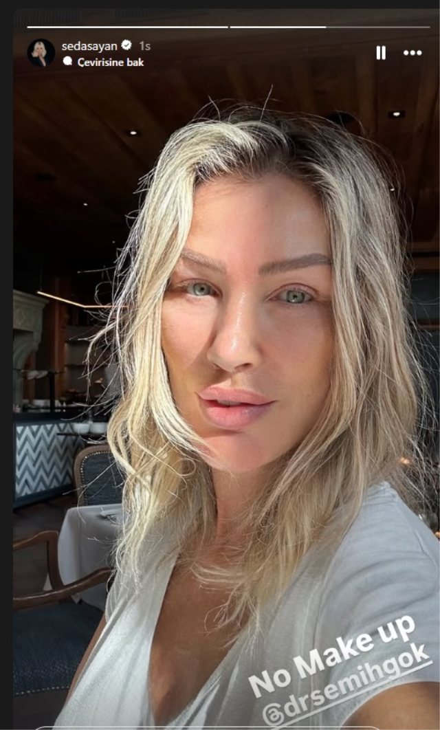 Seda Sayan, Makyajsız Fotoğrafını Paylaştı ve ‘No Make Up’ Dedi