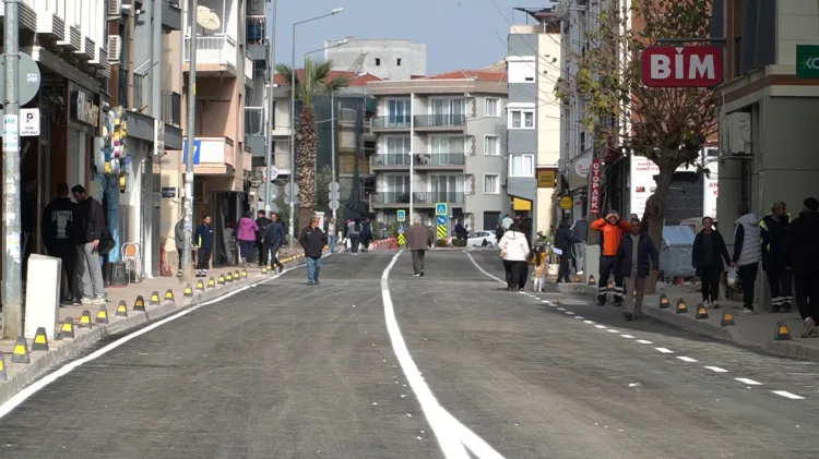 Seferihisar’da Cadde Yenileme Çalışmaları Tamamlandı