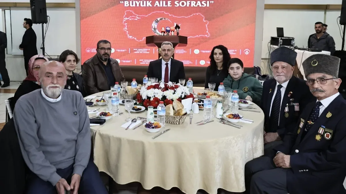 Şehit Aileleri ve Gazilerle İftar Coşkusu