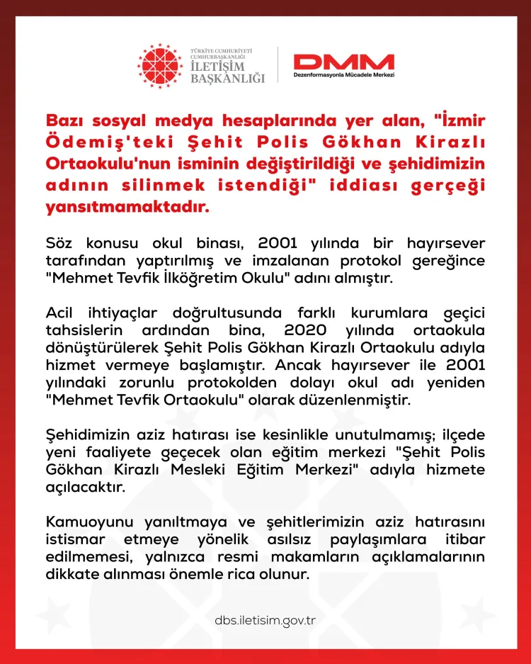 Şehit Gökhan Kirazlı’nın Adı Yeni Merkezde Yaşatılacak