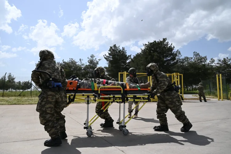 Şehit Pilot Uslu İçin KBRN Tatbikatı Başarıyla Tamamlandı