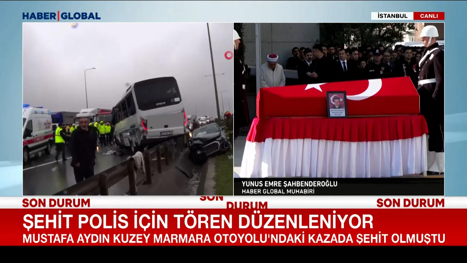 Şehit Polis Mustafa Aydın İçin Tören Düzenleniyor
