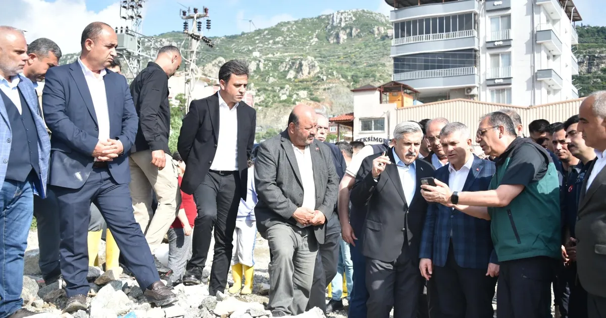 Sel Felaketi Sonrası Hatay’da İncelemeler Yapıldı