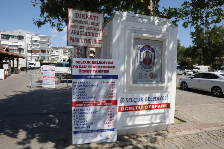 Selçuk’ta Otopark Süresi 45 Dakikaya Çıktı!