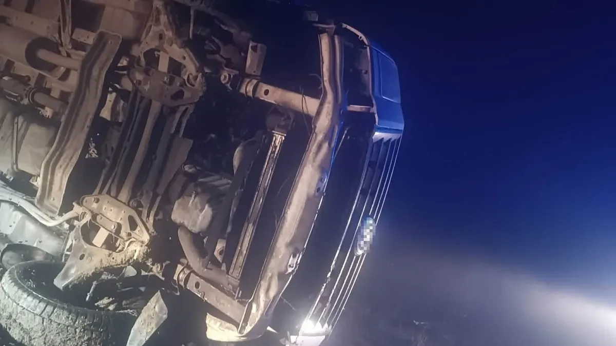 Servis Aracı Devrildi: 14 Yaralı!