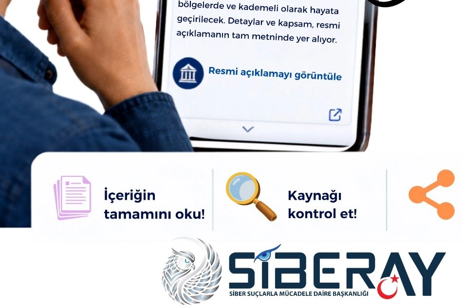 Siberay’dan Dezenformasyon Uyarısı: Dikkat!