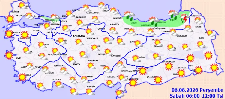 Sıcaklıklar Normallerin Üzerinde, Yağışlar Kapıda!