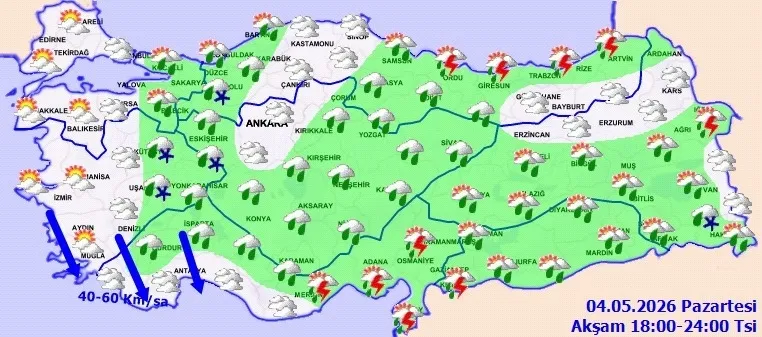 Şiddetli Yağış ve Fırtına Uyarısı: Dikkat!