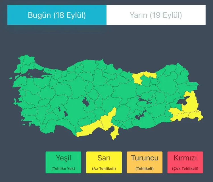 Şiddetli Yağış ve Fırtına Uyarısı: Dikkat!