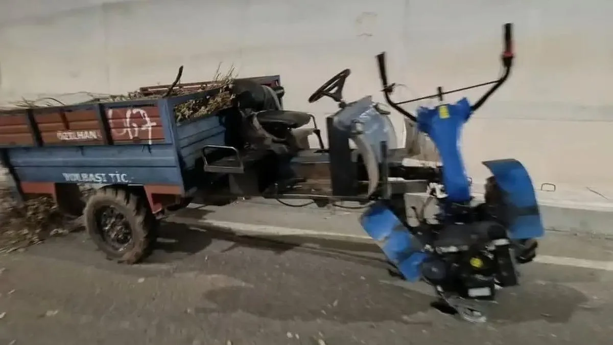 Siirt’te Tünelde Patpat ile Otomobil Çarpıştı!
