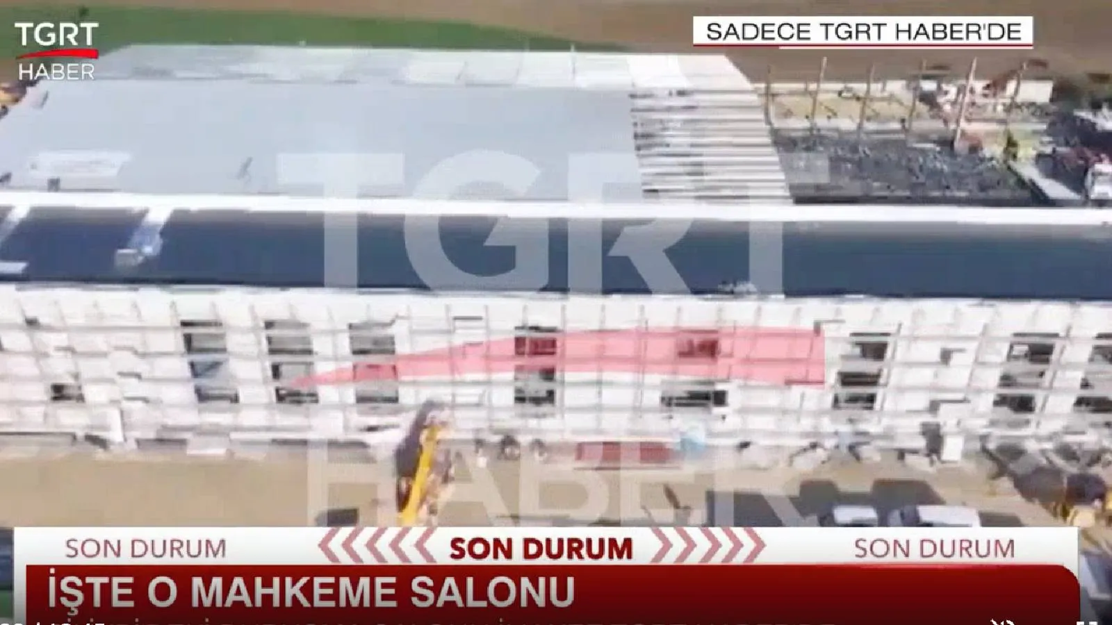 Silivri’de dev duruşma salonu inşaatı sürüyor