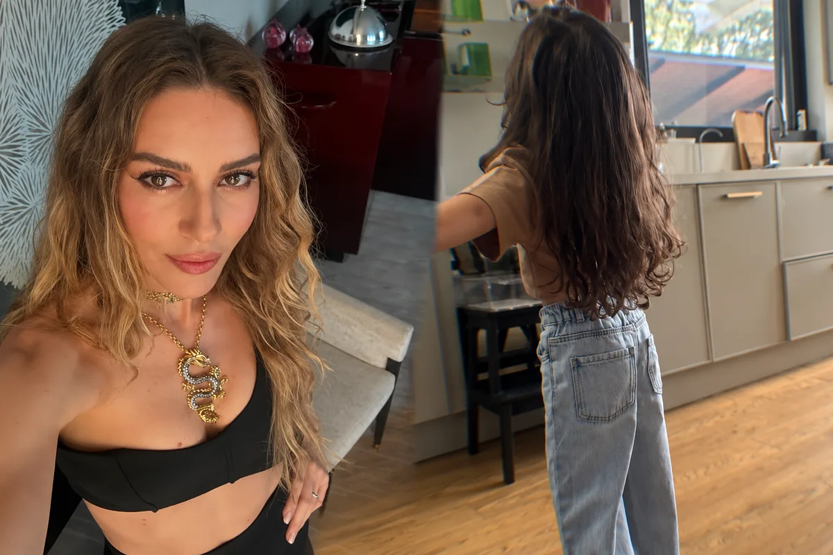 Sinem Kobal’dan kızı Leyla ile mutfakta sevimli anlar paylaşımı