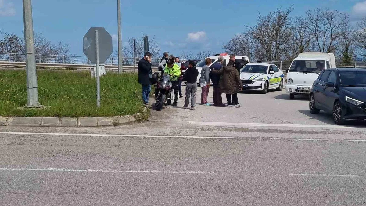 Sinop’ta Trafik Kazası: 1 Yaralı!