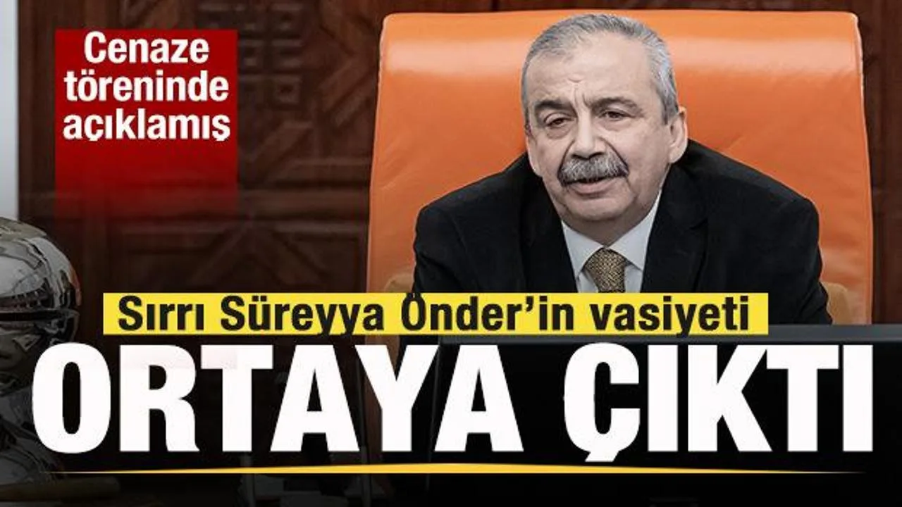 Sırrı Süreyya Önder’in Vasiyeti Gün Yüzüne Çıktı!