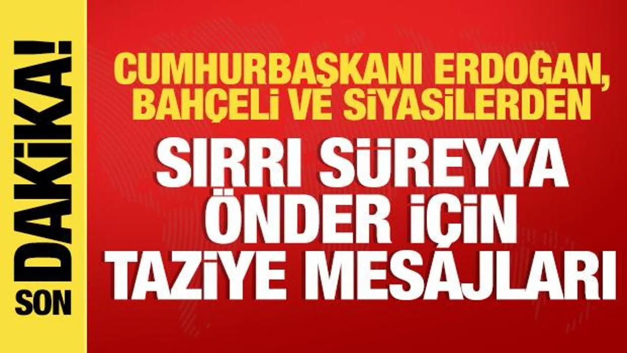 Sırrı Süreyya Önder Yaşamını Yitirdi, Taziyeler Yağdı