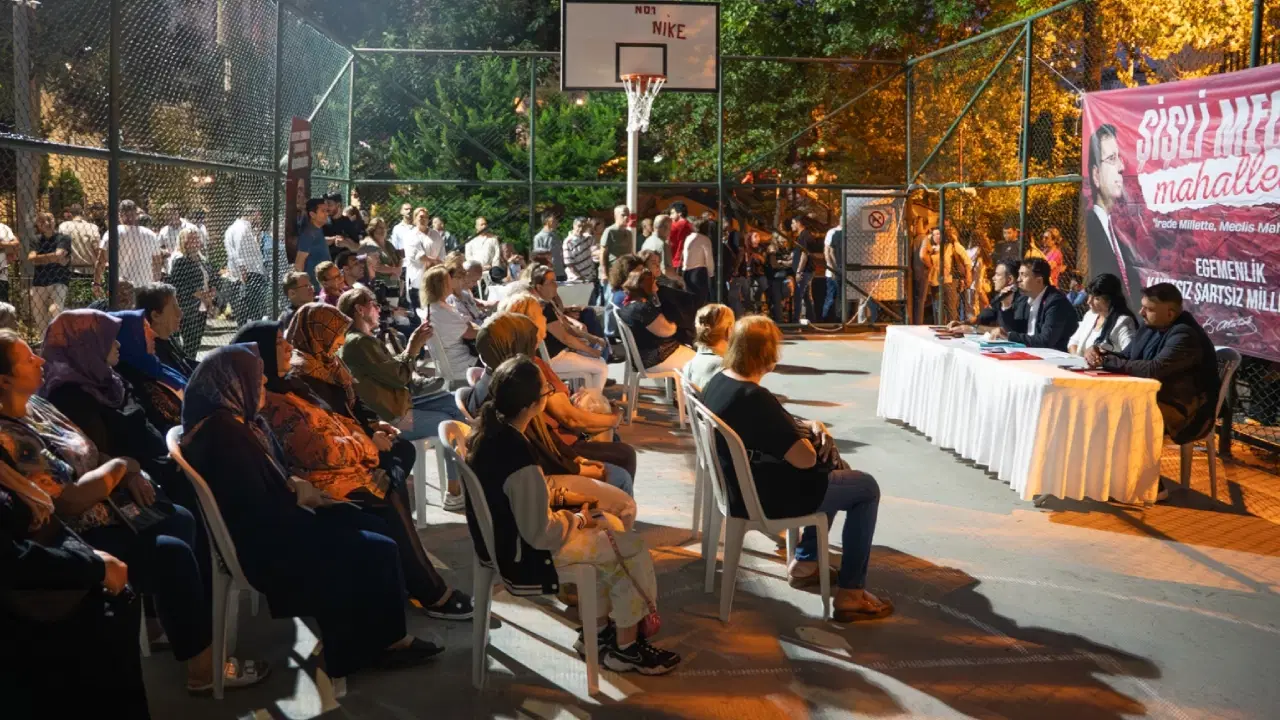 Şişli’de Mahalle Buluşmasında Başkanın Mektubu
