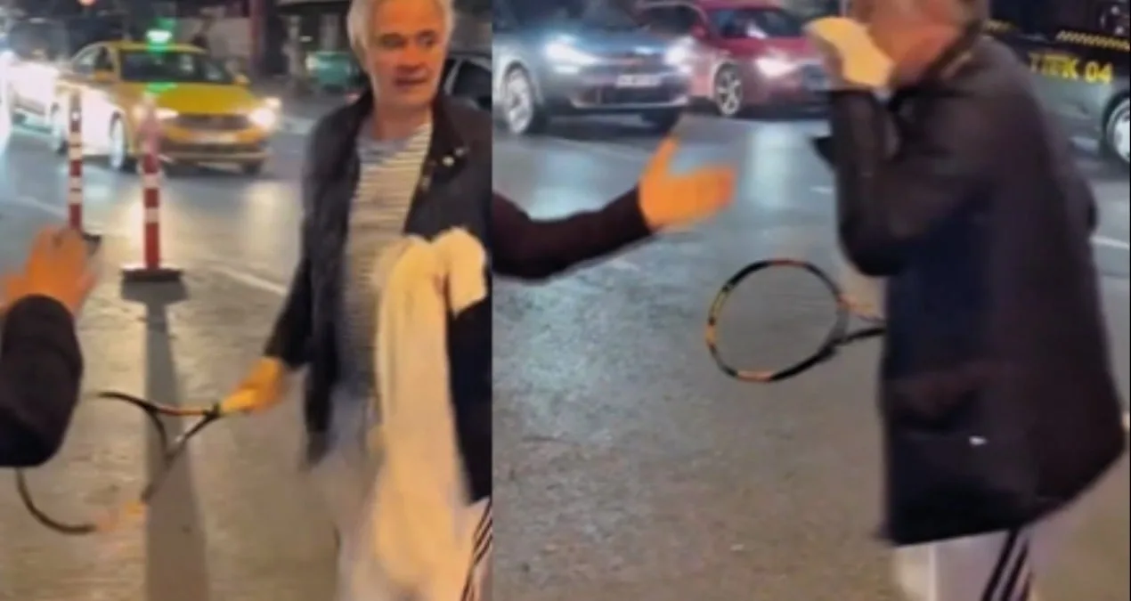 Şişli’de Tenis Raketli Trafik Kavgası!