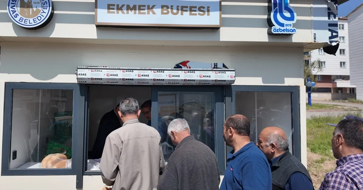 Sivas’ta Özbelsan Ekmeklerine Büyük İlgi!