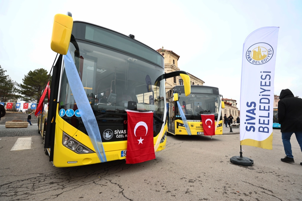 Sivas’ta Ulaşım Filosuna Yeni Otobüsler Eklendi!
