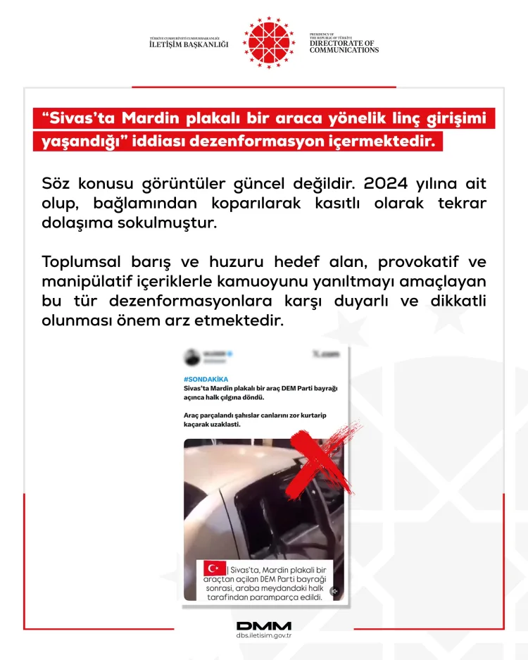 Sivas’taki Linç İddiaları Asılsız Çıktı!