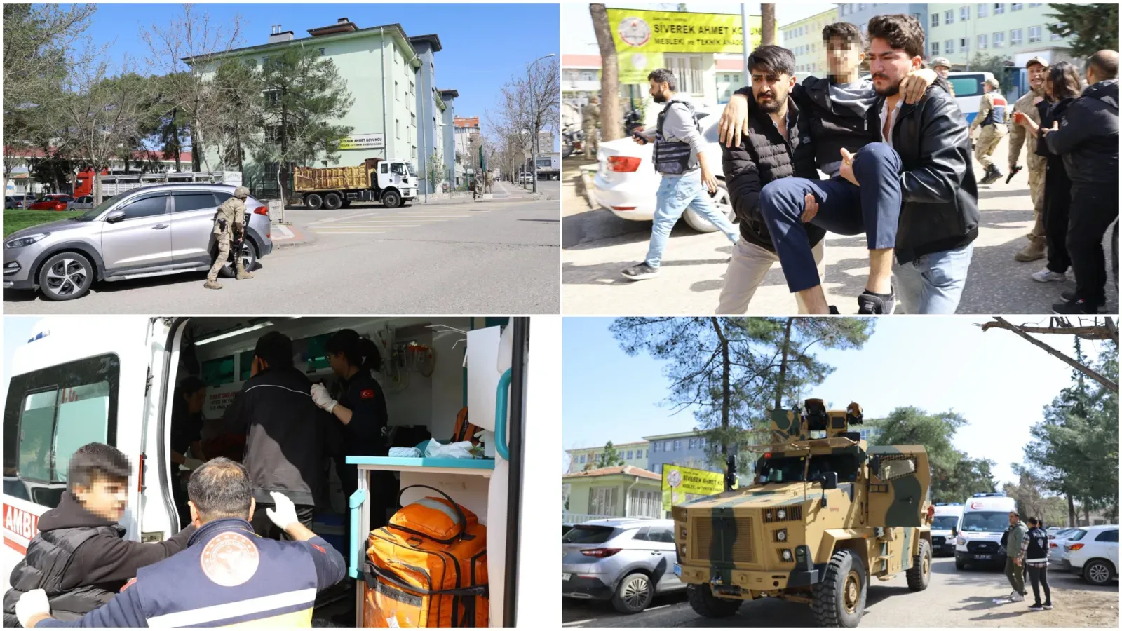 Siverek’te Liseye Silahlı Saldırı: 16 Yaralı!