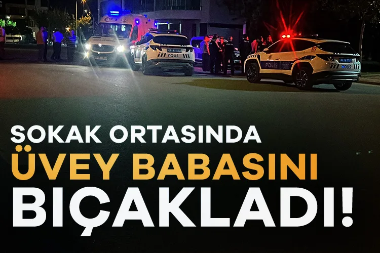 Sokakta Üvey Babasını Bıçaklayan Genç Yakalandı!