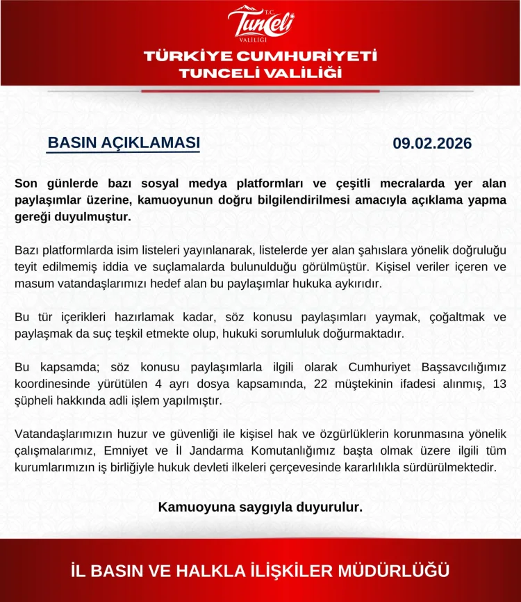 Sosyal Medyada Yayılan İddialara Dikkat!