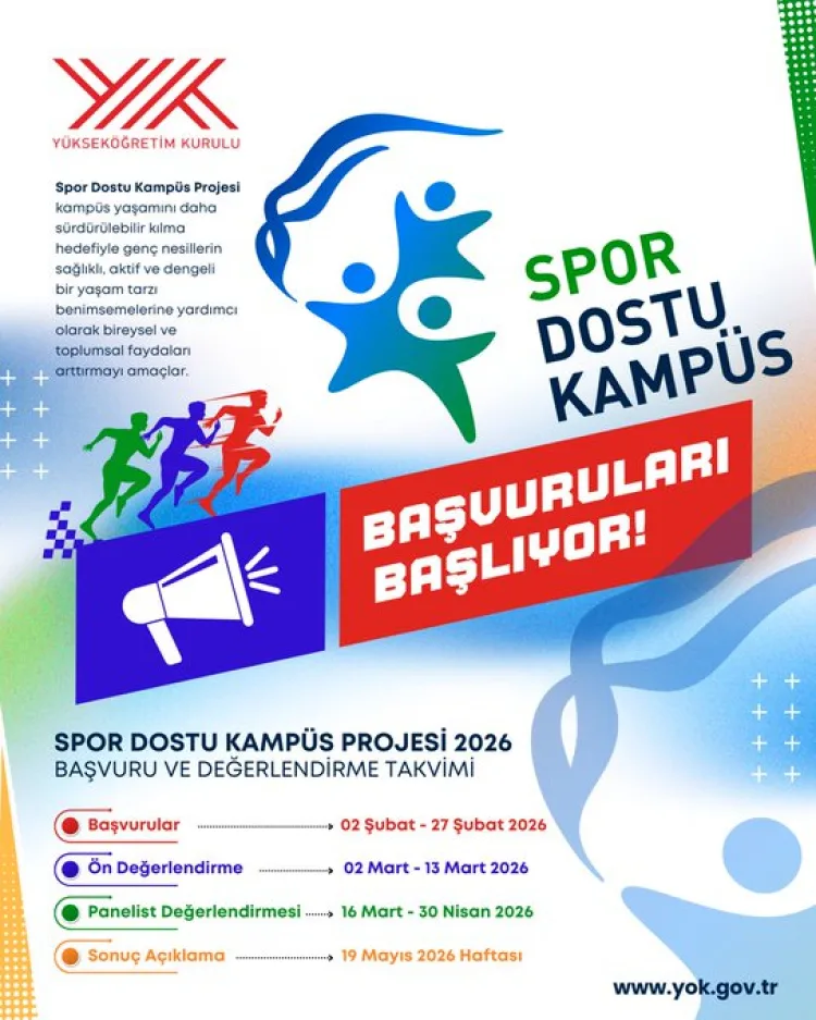 Spor Dostu Kampüs Projesi 2026 Başvuruları Başlıyor!