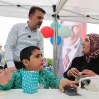 Spor Festivali’nde özel çocukların mutlu günü