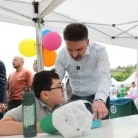 Spor Festivali’nde özel çocukların mutlu günü