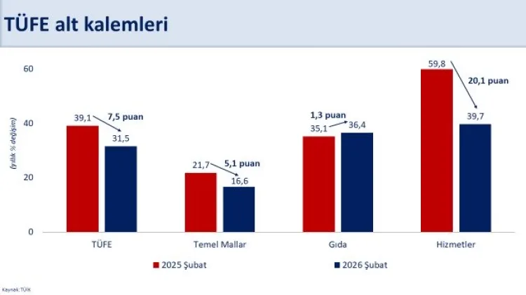 Şubat Enflasyonu Yüzde 2,96: Gıda Artışı Geçici!