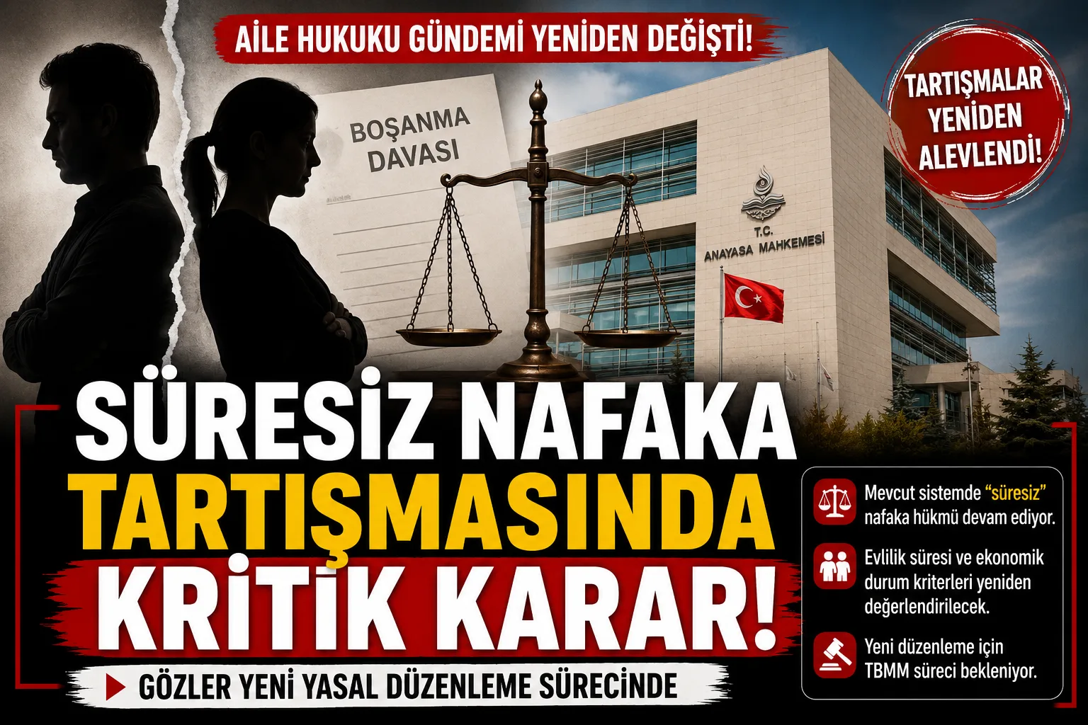 Süresiz Nafaka Tartışmasında Kritik Karar!