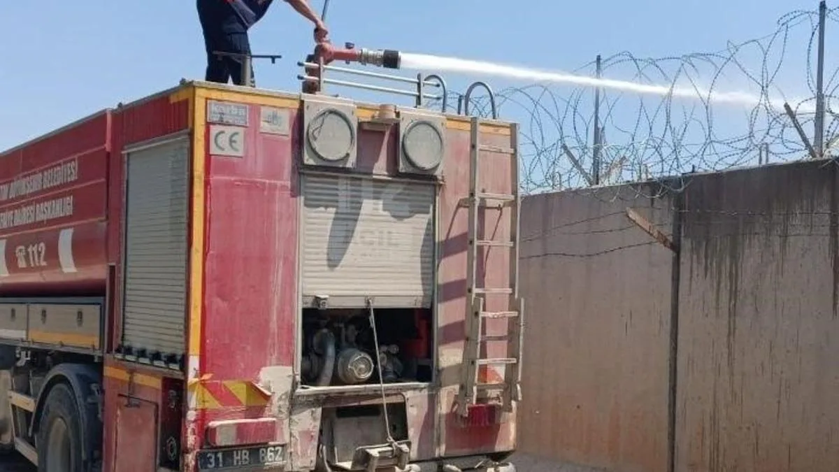 Suriye Sınırında Yangın Kontrol Altına Alındı!