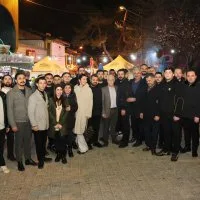 Tahanlı pide ve çaylar Başkan Bozbey'den Tahanlı pide ve çaylar Başkan Bozbey'den