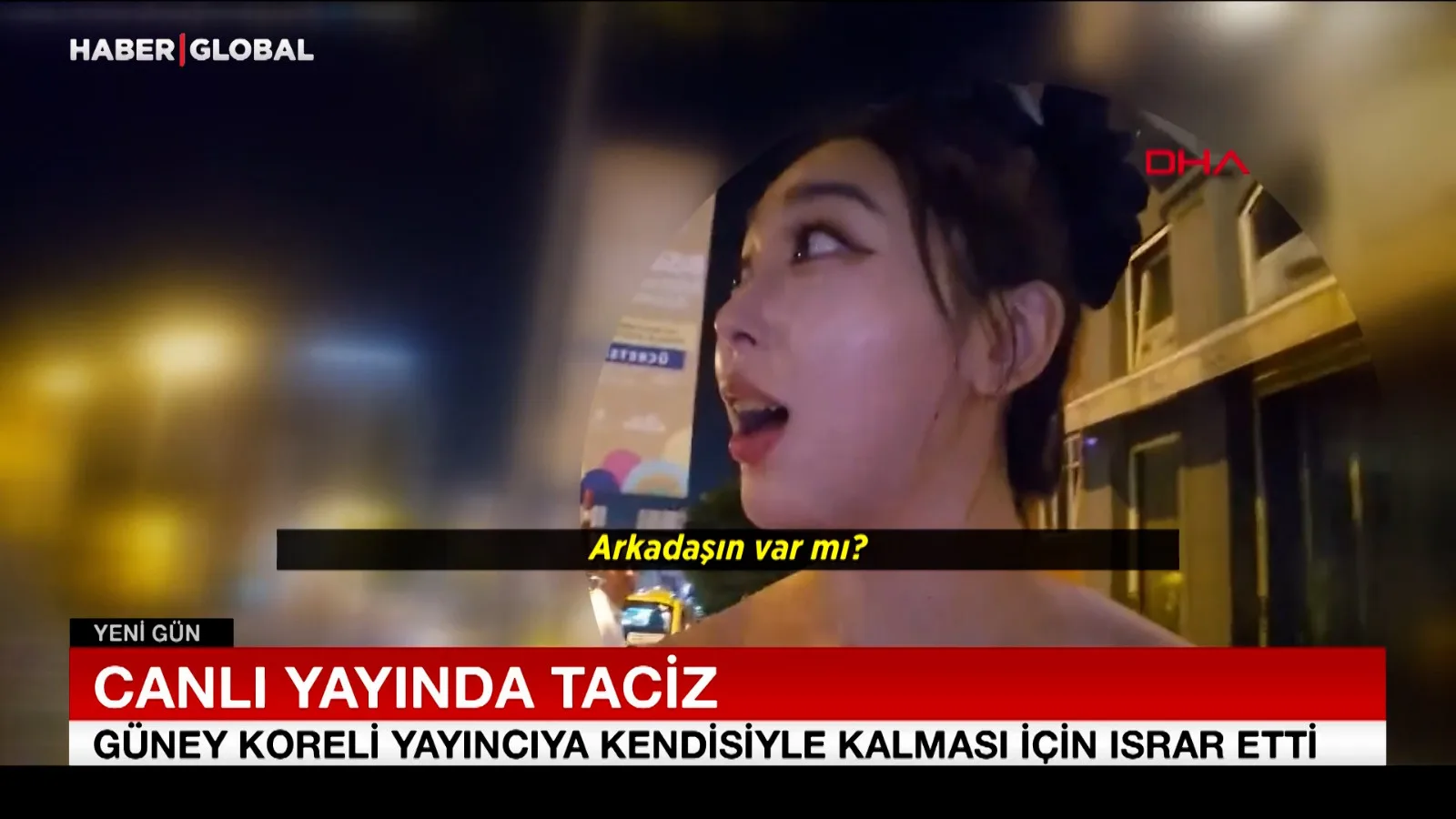 Taksim’de Canlı Yayında Taciz Skandalı!