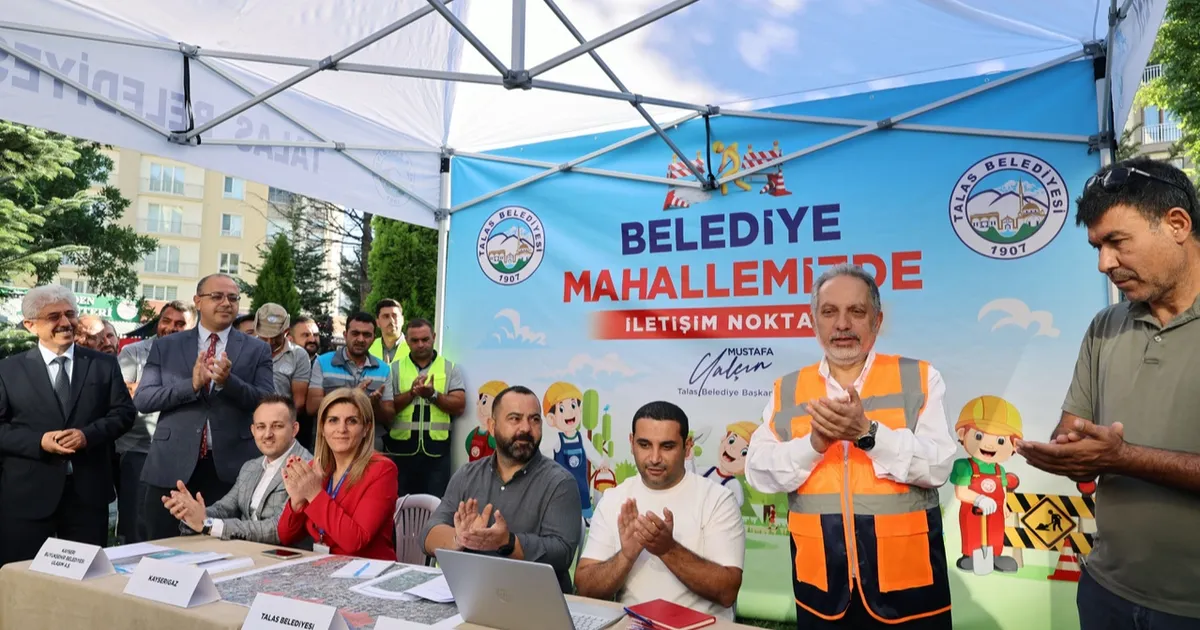 Talas’ta ‘Belediye Mahallemizde’ Projesi Yeniden Başladı!