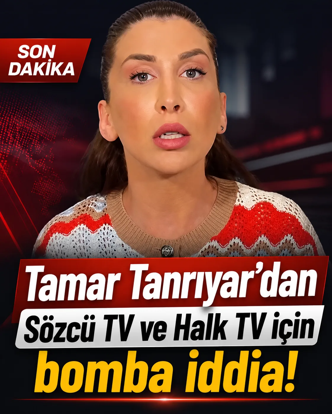 Tamar Tanrıyar’dan Sözcü TV ve Halk TV için akılalmaz iddialar!