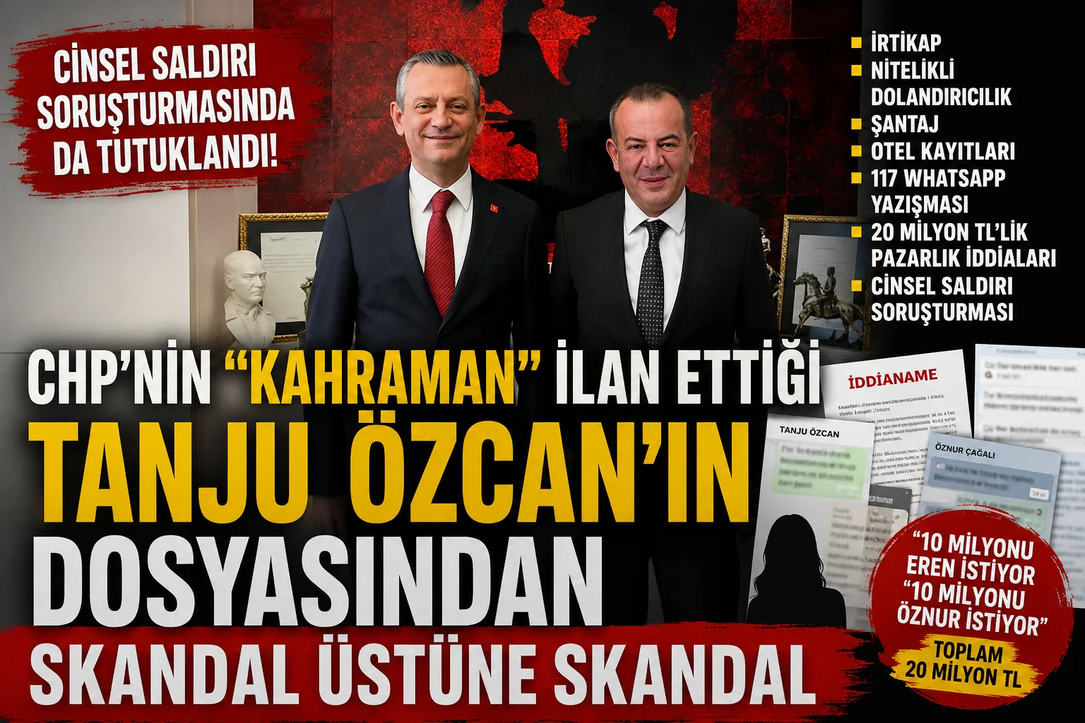 Tanju Özcan davasında skandal üstüne skandal!