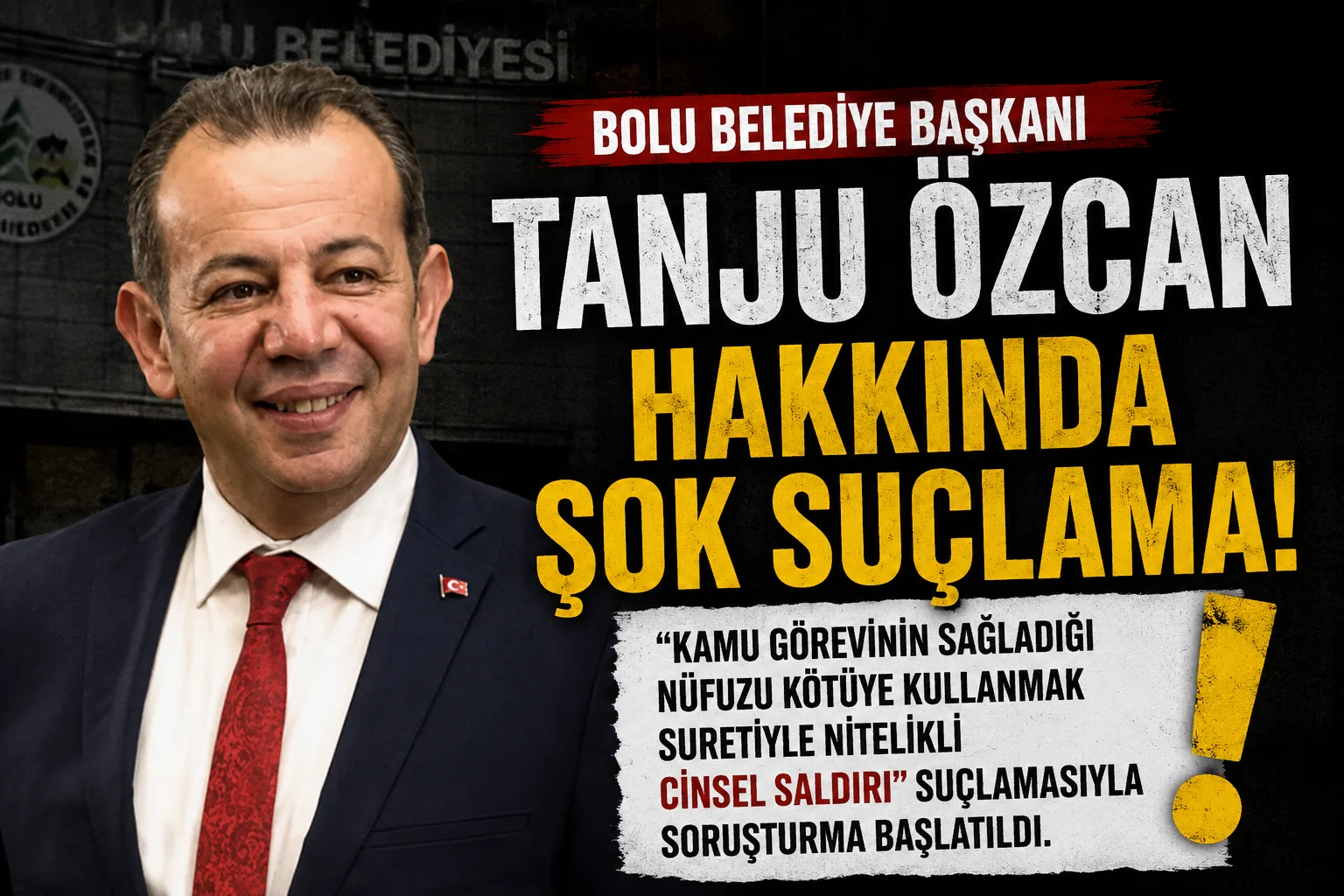 Tanju Özcan hakkında soruşturma başlatıldı