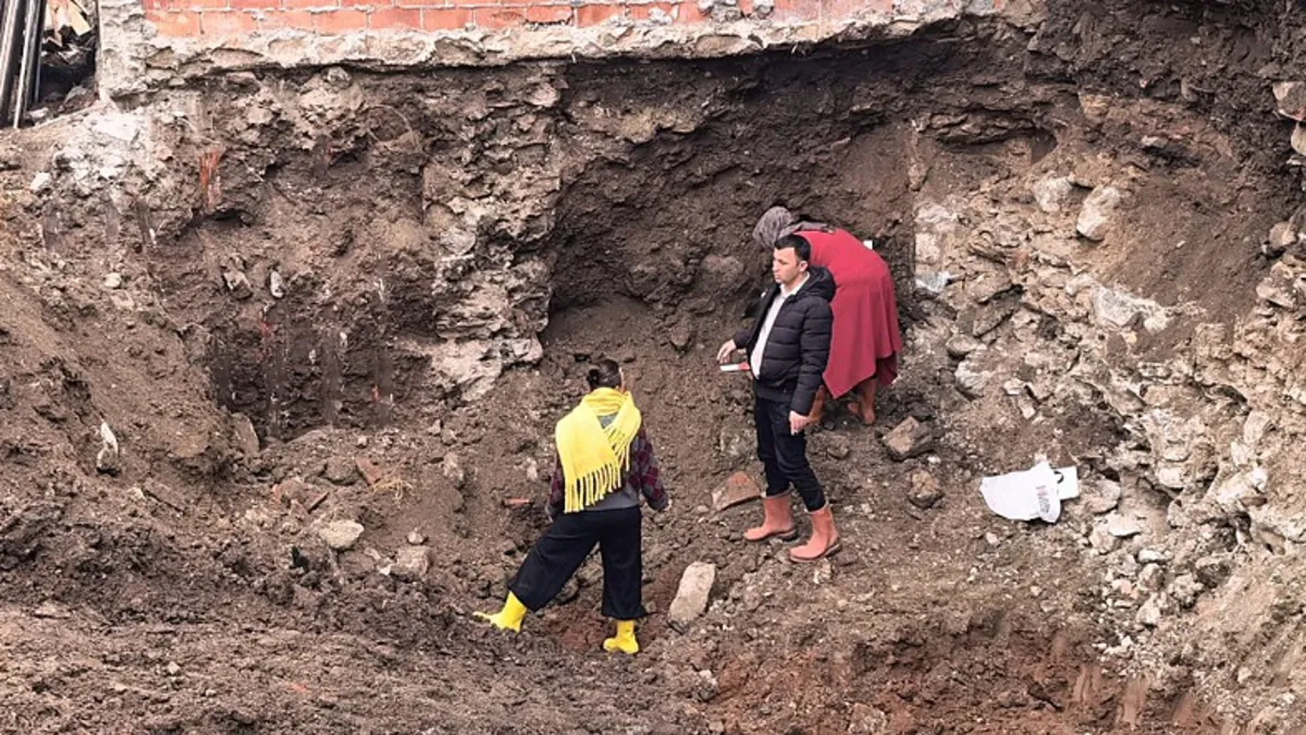 Tarihi Mezarlar İnşaatta Ortaya Çıktı!