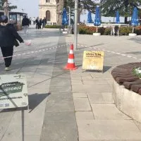Tarihi Tophane Meydanı yenilendi Tarihi Tophane Meydanı yenilendi