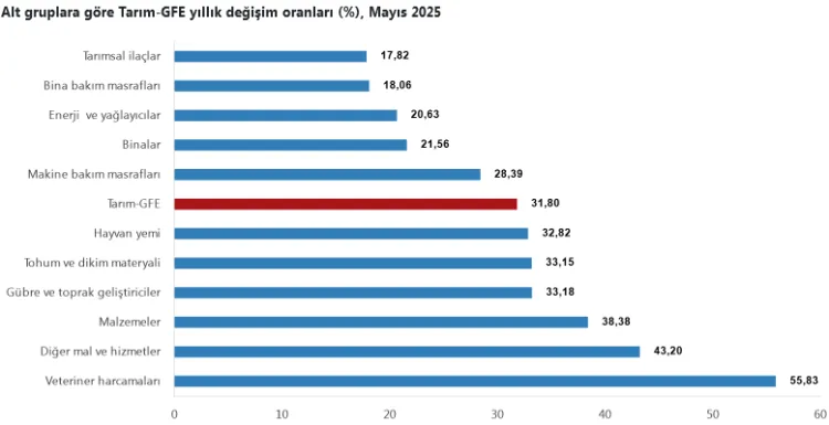 Tarım Girdi Fiyatları Mayıs’ta Yükselişte!