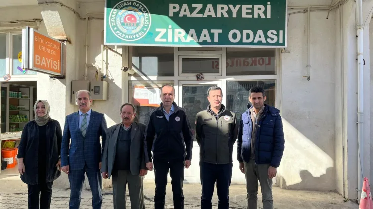 Tarım Müdürü Ayvalık’tan Pazaryeri Üreticilerine Ziyaret