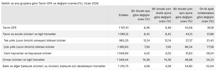 Tarım Ürünleri Fiyatları Rekor Artış Gösterdi!