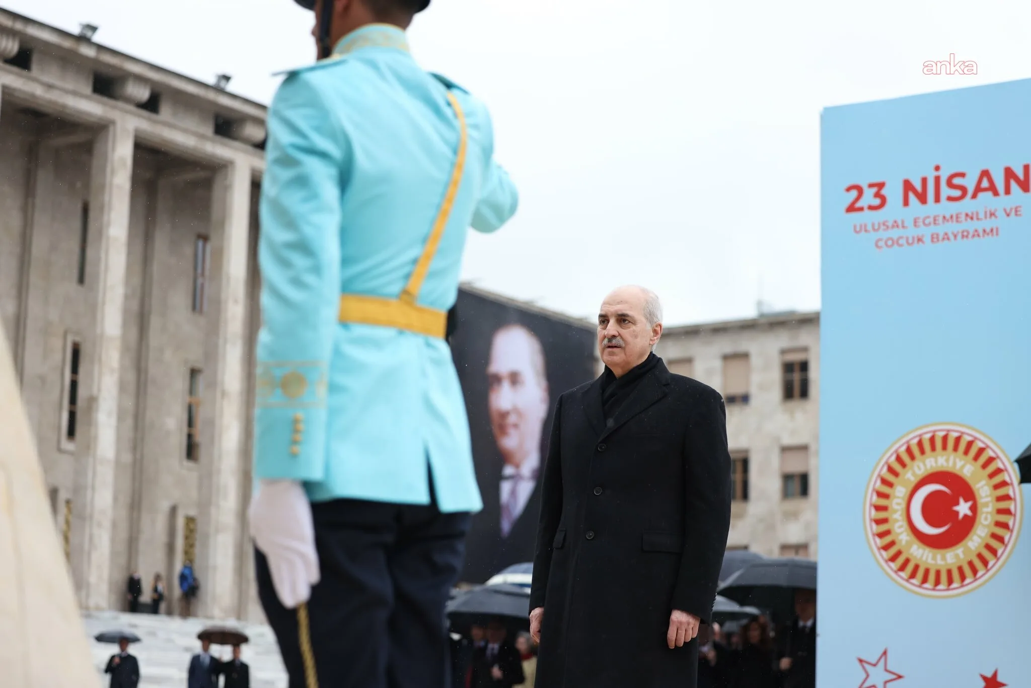 TBMM 106. Yılı: Anıta Çelenk ve Saygı Duruşu
