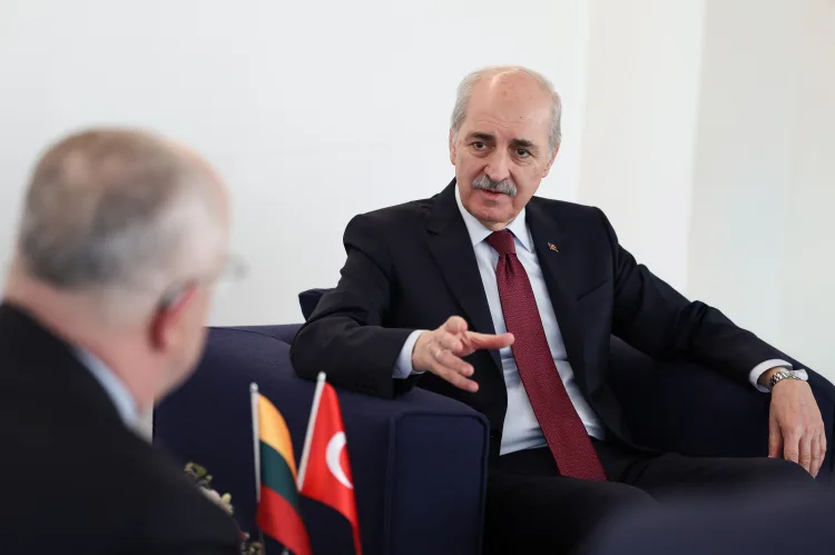 TBMM Başkanı Kurtulmuş’tan Litvanya’ya Davet