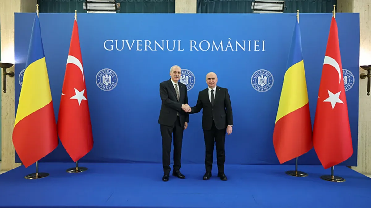 TBMM Başkanı Kurtulmuş’tan Romanya ile Görüşme