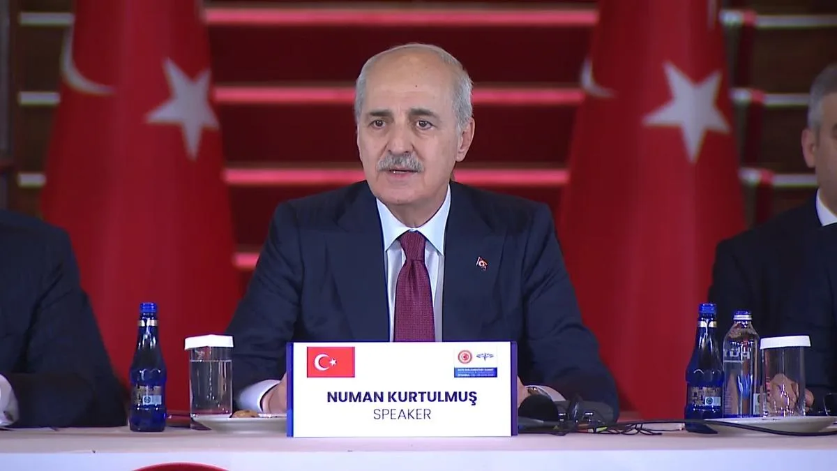 TBMM Başkanı’ndan Barış Çabalarına Destek Çağrısı